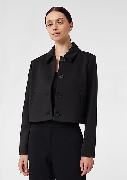 Comma Blusenblazer Scuba-Jacke im Boxy Fit günstig online kaufen