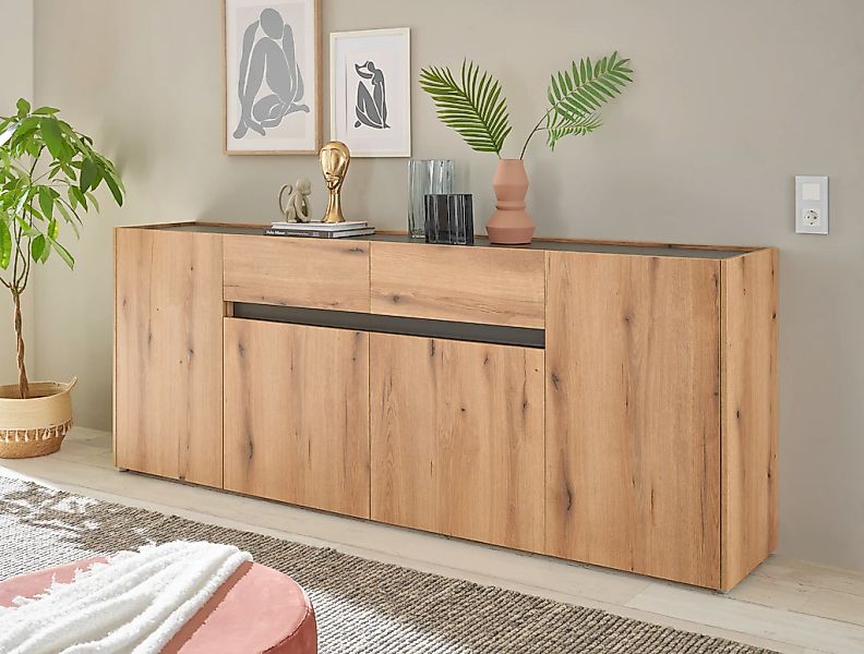 Home affaire Sideboard "City/Giron, moderner Schrank, Kommode, Stauraumschr günstig online kaufen