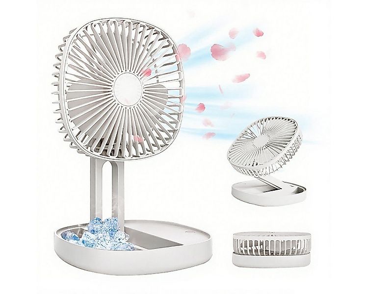 MOPUEA Tischventilator Tragbarer klappbarer Computer-Ventilator mit 3 Gesch günstig online kaufen