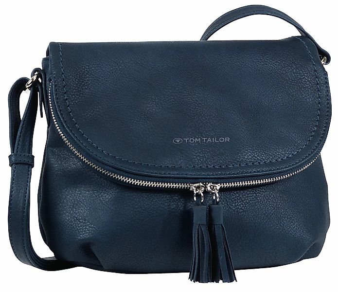 TOM TAILOR Umhängetasche "LARY", Crossbody Bag mit modischen Quasten am Zip günstig online kaufen