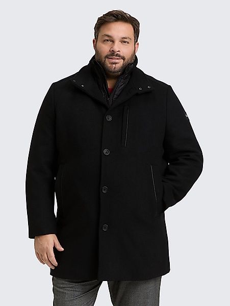 TOM TAILOR PLUS Wollmantel Jacken Plus Size - 2-in-1 Wollmantel mit abnehmb günstig online kaufen