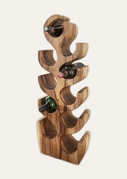 More2Home Weinregal KAKTUS, Holz, 10 Flaschen, 80 cm hoch günstig online kaufen