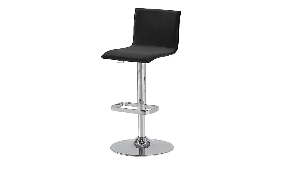 Webstoff-Barhocker - schwarz - 44 cm - 37 cm - Stühle > Barhocker - Möbel K günstig online kaufen