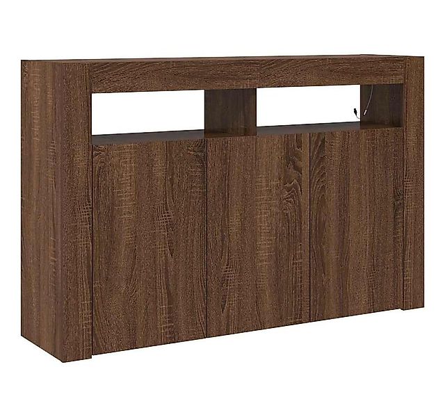 vidaXL Sideboard Sideboard Braun Eichen-Optik 116 x 30 x 75 cm Holzwerkstof günstig online kaufen