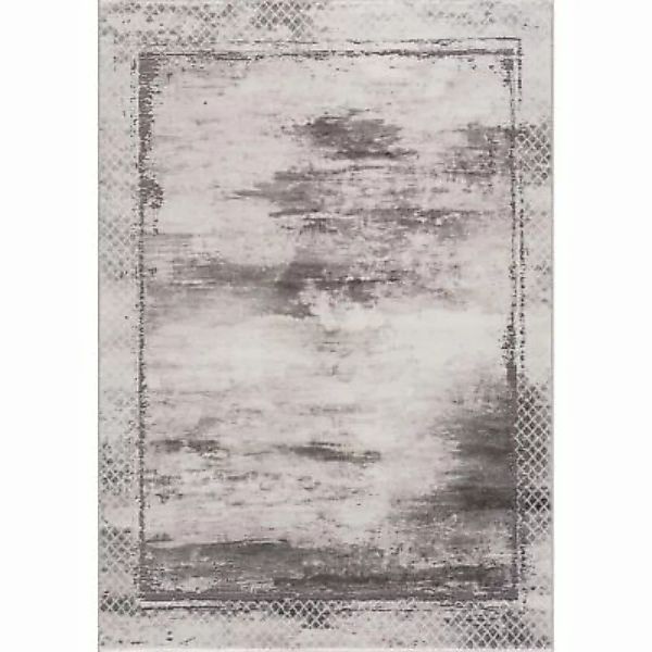 carpet city® Teppich Kurzflor Modern in Grau - Vintage-Look - Wohnzimmer, S günstig online kaufen