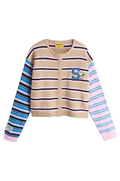 Next Strickjacke Strickjacke mit Rundhalsausschnitt, Snoopy (1-tlg) günstig online kaufen