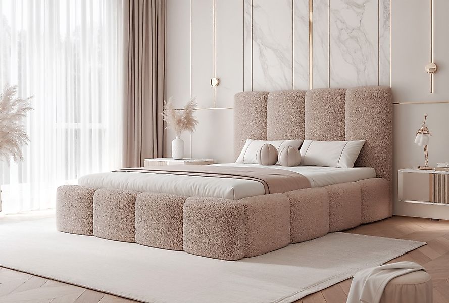 yourhouse24 Polsterbett Maro Doppelbett Bettgestell Lattenrost günstig online kaufen