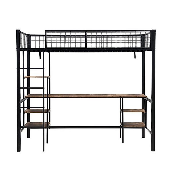 Gotagee Hochbett Eisen Etagenbett 90x200cm Kinderbett Jugendbett Einzelbett günstig online kaufen