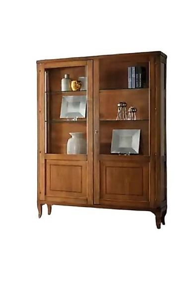 Xlmoebel Vitrine Braune Esszimmer-Vitrine aus luxuriösem Holz im klassische günstig online kaufen