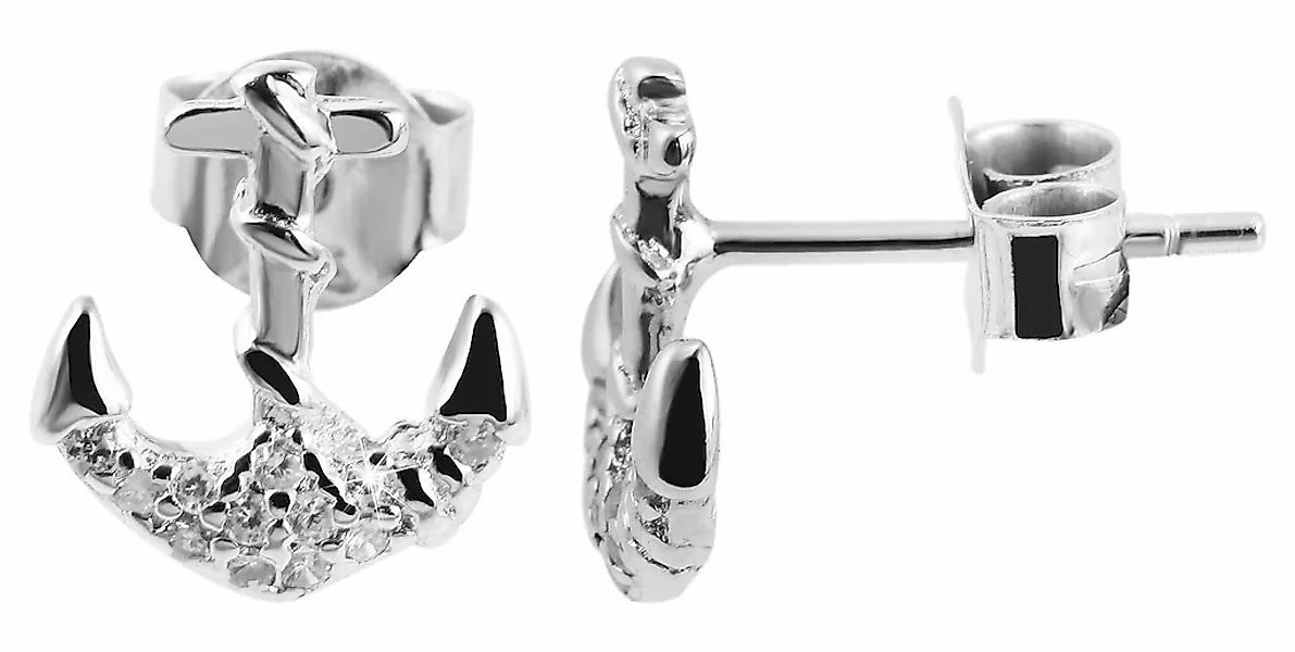 Adelia´s Paar Ohrhänger "Damen Ohrringe – Ohrstecker aus 925 Silber mit Zir günstig online kaufen