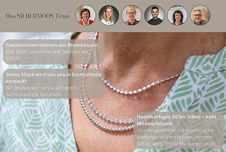 SILBERMOOS Statementkette Rolokette "Dots", 925 Sterling günstig online kaufen