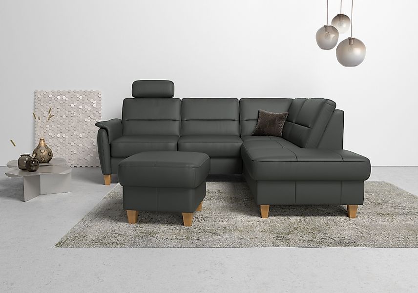 Home affaire Ecksofa "Palmera L-Form, B: 236 cm" optional Bettfunktion & Be günstig online kaufen