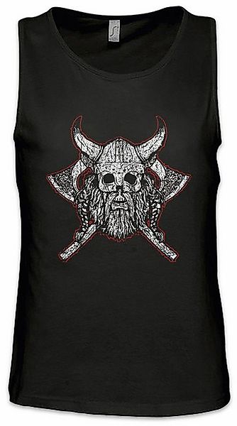 Urban Backwoods Tanktop Viking Skull VII Ärmelloses T-Shirt Runen Runes Tho günstig online kaufen
