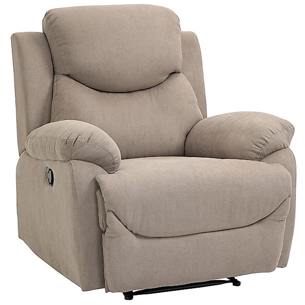 HOMCOM Fernsehsessel mit Liegefunktion, Belastbarkeit 150 kg, stressless Fe günstig online kaufen