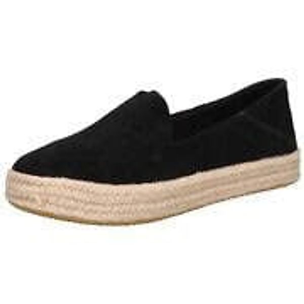 Toms Carolina Espadrilles Damen schwarz günstig online kaufen