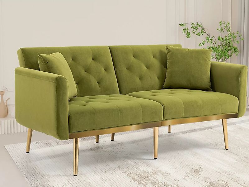 KLAM HOME Sofa Schlafsofa 3-Sitzer-Sofa 3-fach verstellbarer Rückenlehne, a günstig online kaufen