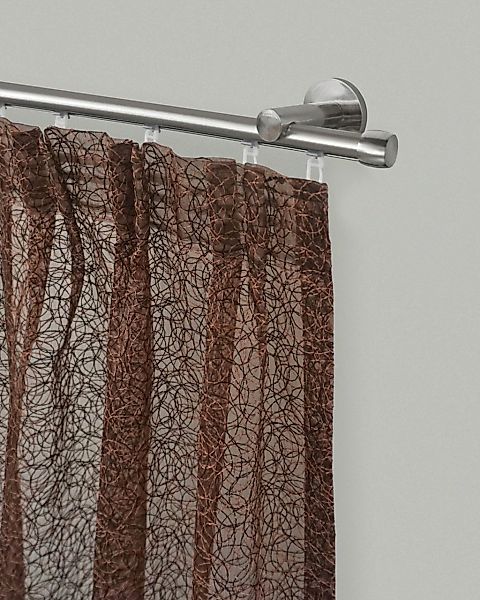 GARESA Gardinenstange "KAPPE" Ø 16 mm 1 läufig-läufig Wunschmaßlänge Vorhan günstig online kaufen