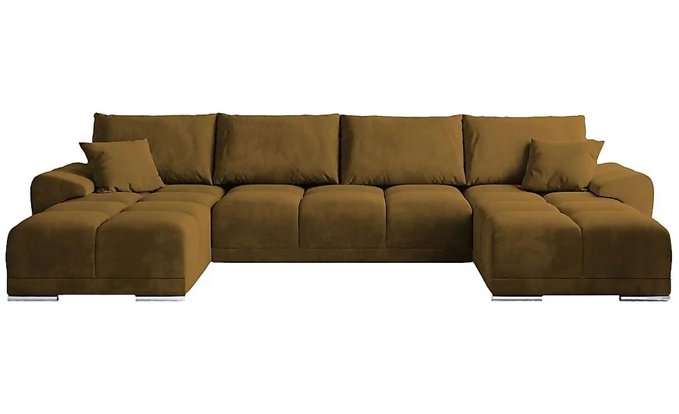 Wohnlandschaft  Nubes ¦ gelb ¦ Maße (cm): B: 360 H: 85 Polstermöbel > Sofas günstig online kaufen