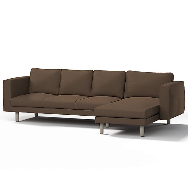 Bezug für Norsborg 4-Sitzer Sofa mit Recamiere, mocca, Norsborg Bezug für 4 günstig online kaufen
