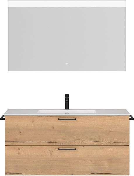 nobilia Badmöbel-Set "Tolvina" vormontiert, mit Soft-Close, 2 Stk. tlg. günstig online kaufen