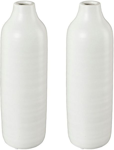 Creativ deco Dekovase (2 St), besondere Oberflächenstruktur günstig online kaufen