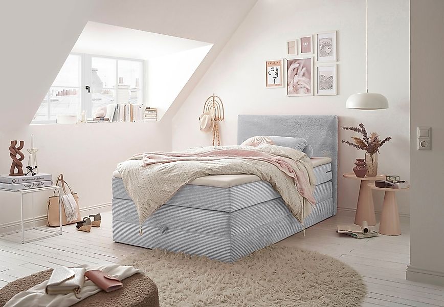 ED EXCITING DESIGN Boxspringbett "Luzern", inkl. Bettkasten günstig online kaufen