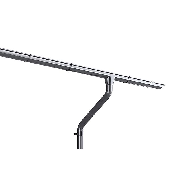 Weka Dachrinnenset 1 x 6,5 m verzinkt günstig online kaufen