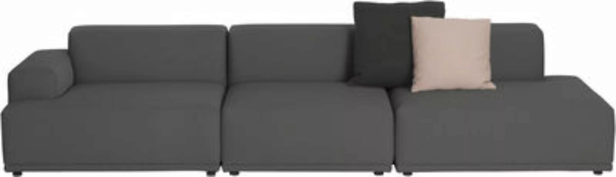 Connect Sofa 3 Module - L 326 cm - Muuto - Grau günstig online kaufen