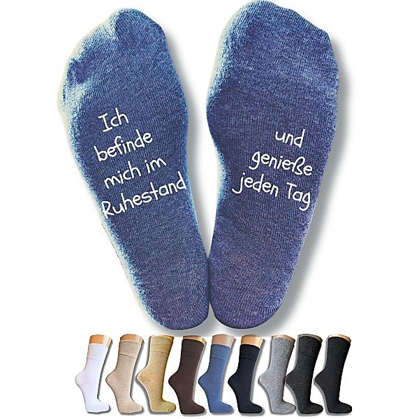 bentini Basicsocken Sprüche Socken für Rentner günstig online kaufen
