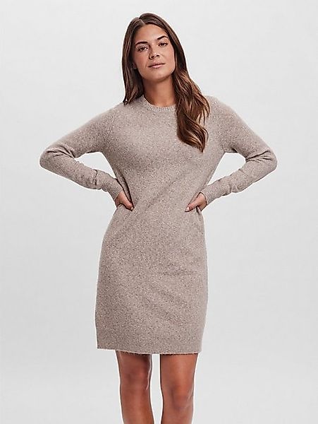 Vero Moda Strickkleid Strick Meliert Basic Langarm VMDOFFY (lang) VMDOFFY L günstig online kaufen