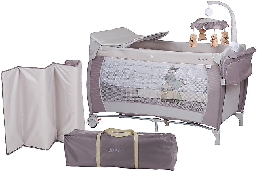 BabyGo Baby-Reisebett Sleeper Deluxe, beige, mit günstig online kaufen