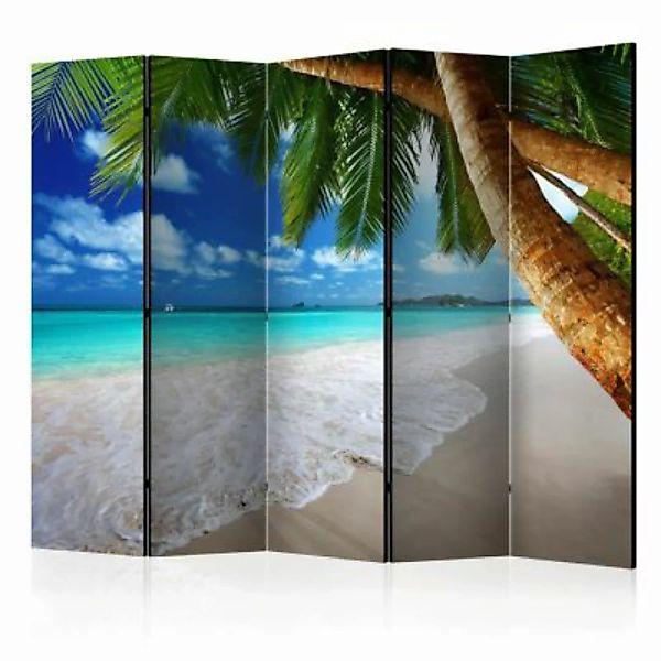 artgeist Paravent Tropical island II [Room Dividers] mehrfarbig Gr. 225 x 1 günstig online kaufen
