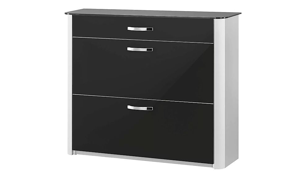 Schuhschrank - schwarz - 117 cm - 97 cm - 34 cm - Garderoben & Kleiderstang günstig online kaufen