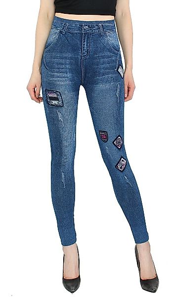 dy_mode Jeggings Damen Leggings in Jeans günstig online kaufen