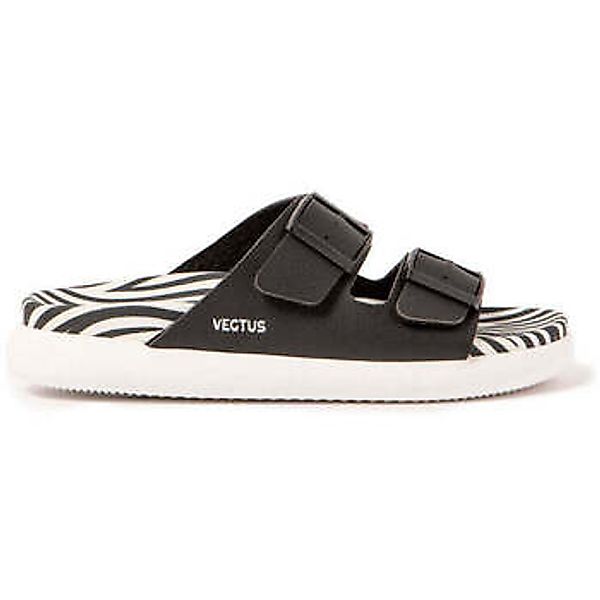 Vegtus  Pantoffeln Tanami Stripes White / Black günstig online kaufen
