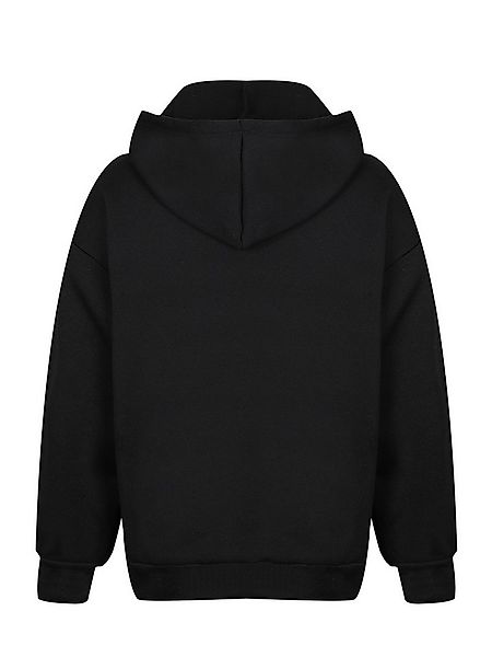 PYLIKE Kapuzenpullover Weihnachtsmütze Print Damen Fleece Kapuzenpullover m günstig online kaufen