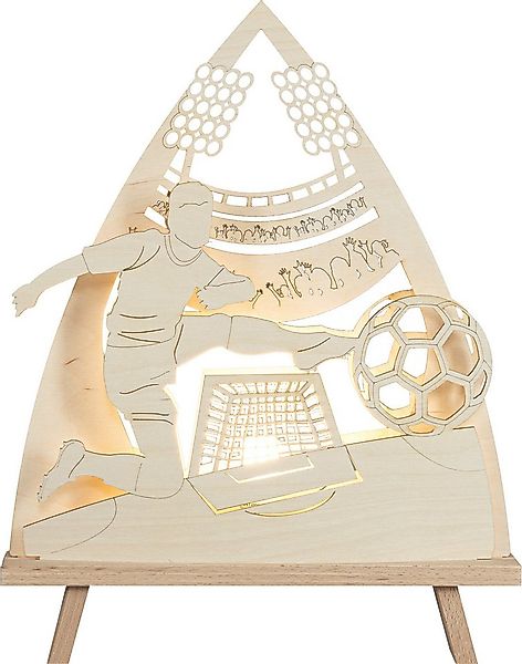 SAICO Original LED Schwibbogen Deko-Lichterspitze, Fußballfreunde, inkl. ei günstig online kaufen