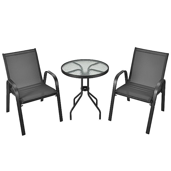 COSTWAY Balkonset 3 TLG. Sitzgruppe, mit günstig online kaufen