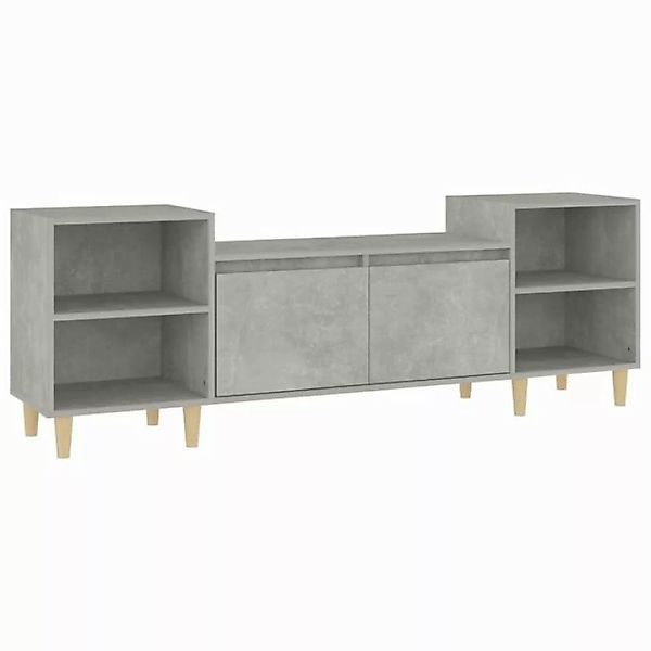 furnicato TV-Schrank Betongrau 160x35x55 cm Holzwerkstoff (1-St) günstig online kaufen