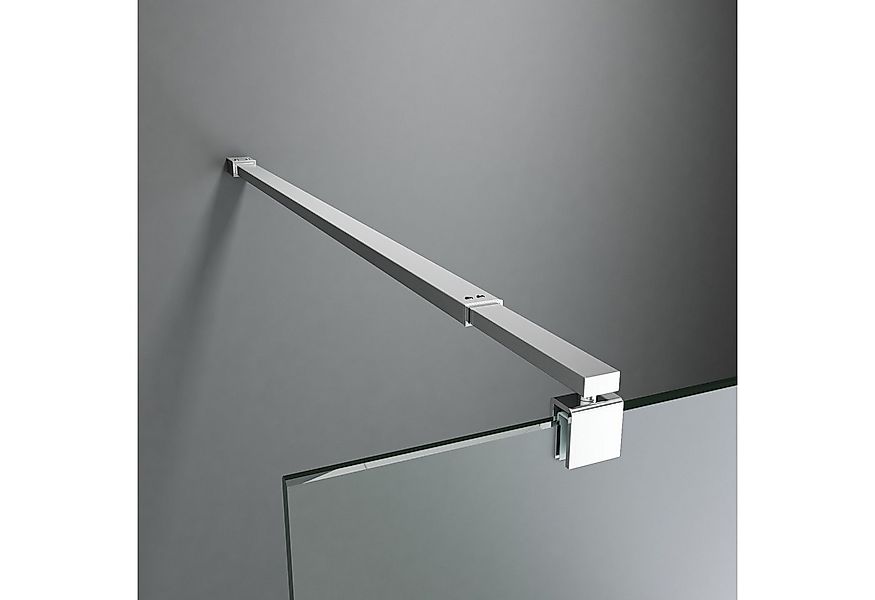 Boromal Duschwand-Stabilisationsstange Dusche Schwarz Chrom für 5-10mm Halt günstig online kaufen