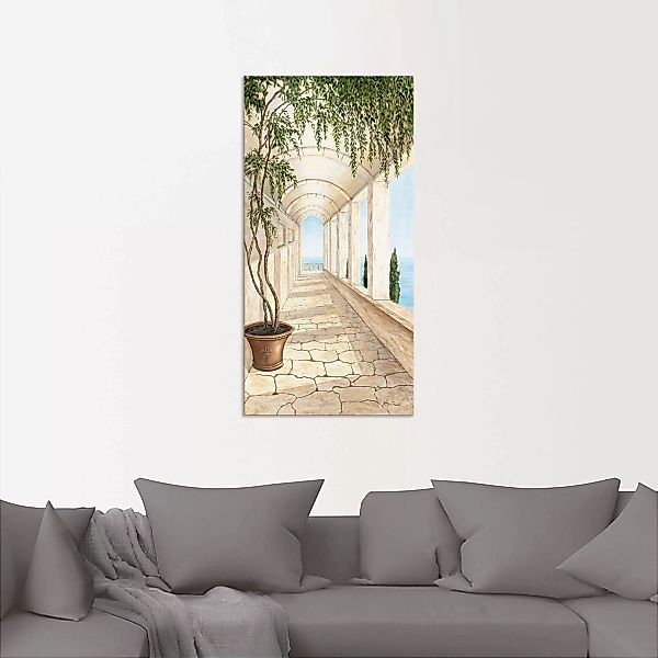 Artland Wandbild "Capri", Gebäude, (1 St.), als Alubild, Outdoorbild, Leinw günstig online kaufen