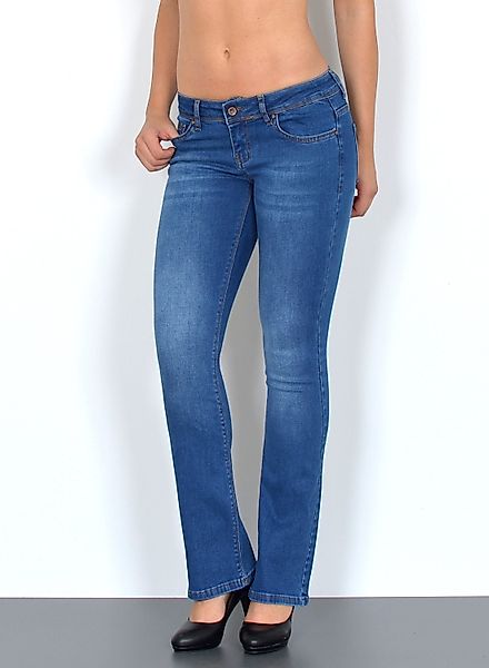 ESRA Bootcut-Jeans Low Waist Jeans Damen günstig online kaufen