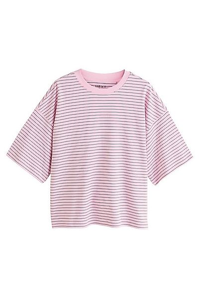 Next T-Shirt Kastiges Oversized Fit T-Shirt aus schwerem Stoff (1-tlg) günstig online kaufen