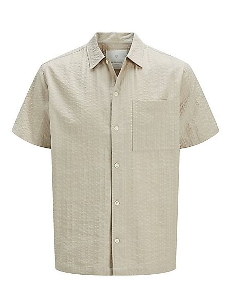 Jack & Jones Kurzarmhemd Kubisches Muster, Kurzarm, Button-down, Brusttasch günstig online kaufen