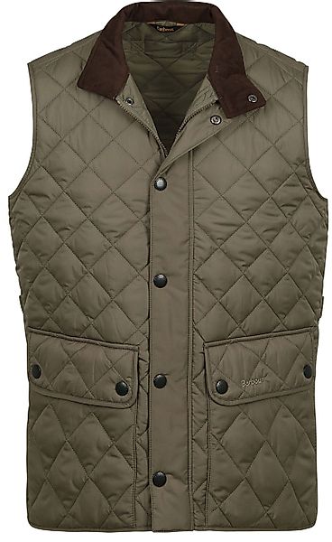Barbour New Lowerdale Gilet Olive - Größe M günstig online kaufen
