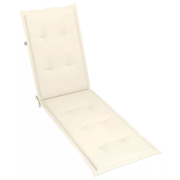 Liegestuhl-auflage Creme (75+105)x50x4 Cm günstig online kaufen