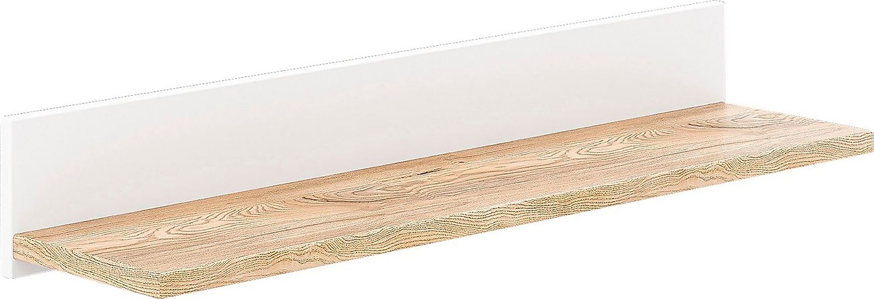 PAIDI Wandregal YOLANDA in Weiß mit Eiche-Dekor, 90 cm Breite, Schweberegal günstig online kaufen