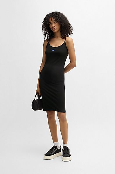 HUGO Blue Jerseykleid Narya mit Logo günstig online kaufen