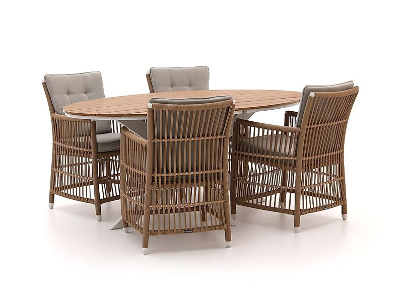 Manifesto Ortello/Fidenza oval 180 cm Gartenmöbel-Set 5-teilig günstig online kaufen