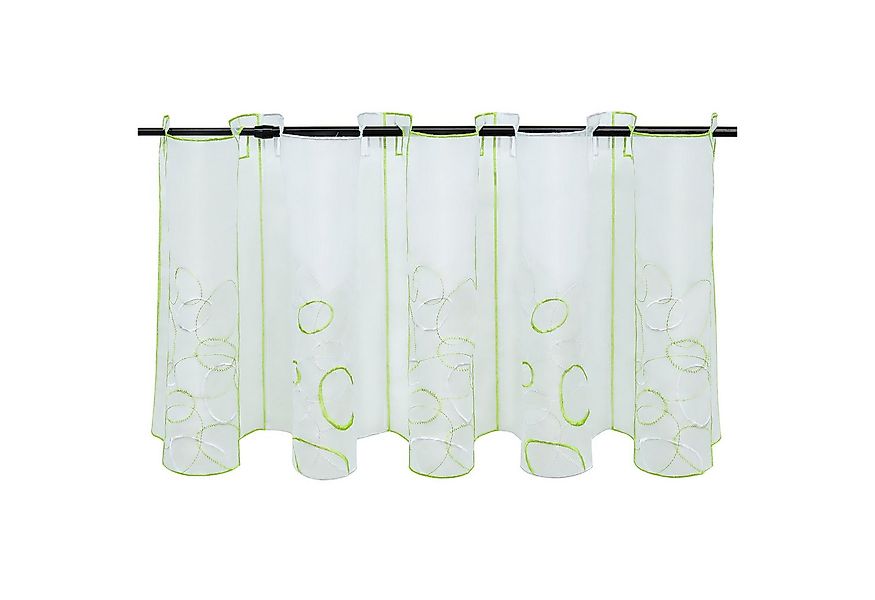 Joyswahl Scheibengardine (1 St), Stangendurchzug, transparent, Stickerei, K günstig online kaufen